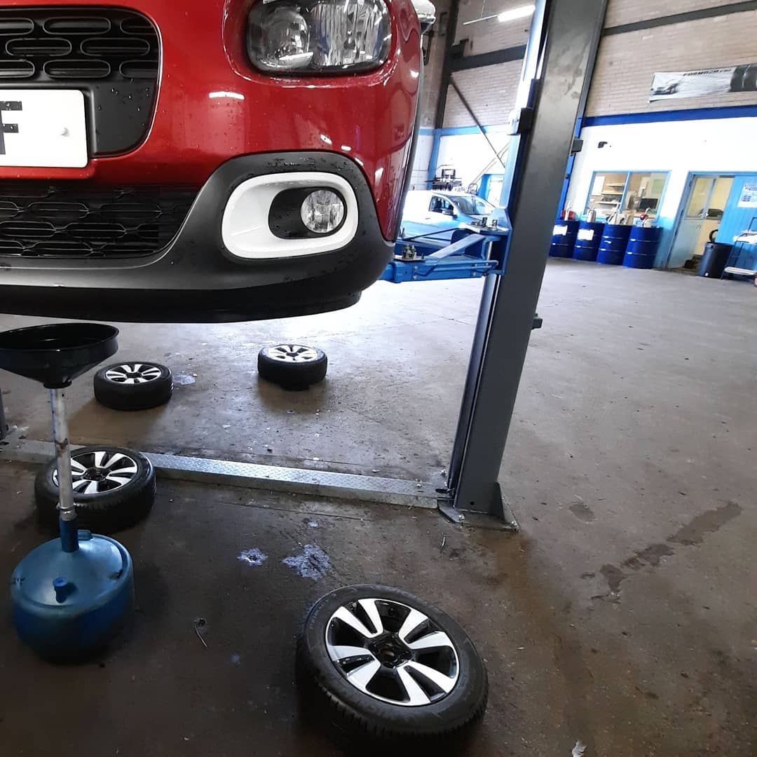 mikes driving lessons instructor car being serviced